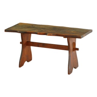 Danish Rustic Wabi Sabi Dining Table in Pine, 1950s For Sale