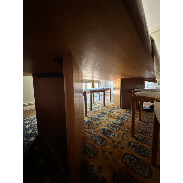 1980s Vintage Teak Dining Table Including Chairs For Sale - Image 5 of 8