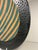 Masuo Ojima Ceramic Platter Vintage Studio Pottery Green Lavender Wall Art 19.5"D Description: Vintage Ceramic Platter by...