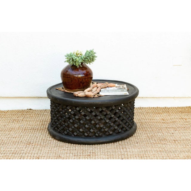 This extraordinary Bamileke coffee table is a testament to the exceptional craftsmanship of the Bamileke people of...