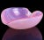 Glass Vintage Murano Fratelli Toso Millefiori Wild Flowers Pink Opalescent Italian Art Glass Heart Bowl For Sale - Image 7 of 8