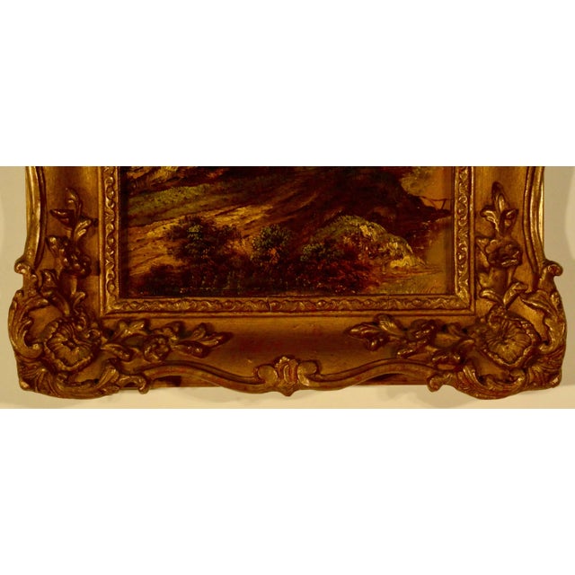 Late 19th Century "Landscape" Signed C. Morris For Sale - Image 5 of 10