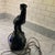 Mid-Century Modern 1950s Mid Century Modern Black Panther Tv Lamp For Sale - Image 3 of 4
