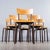Vintage French Stacking Dining Chair, 1950s For Sale - Image 3 of 13