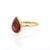Not Yet Made - Made To Order 3.5 Carat Pear Cut Garnet Cocktail Ring Size 7 in 18k Yellow Gold For Sale - Image 5 of 10