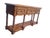 Late 20th Century Oak Barley Twist 3 Drawer Console / Sofa Table For Sale - Image 15 of 18