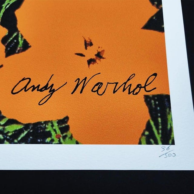 Mid-Century Modern Andy Warhol / CMOA, Flowers, 1980s, Limited Edition Lithograph For Sale - Image 3 of 9