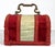 Early 20th Century Antique Velvet Jewelry, Trinket or Sewing Box For Sale - Image 5 of 18