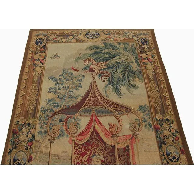 1990s 1990s 18th Century Tapestry Recreation “The Emperor on a Journey” For Sale - Image 5 of 7