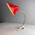 Metal Red Table Lamp with White Crows Foot by Cosack, Germany, 1950s For Sale - Image 7 of 14
