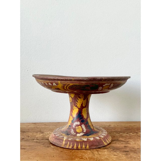 This exquisite vintage Balinese dulang is a soulful celebration of Indonesian folk art and island tradition. Traditionally...