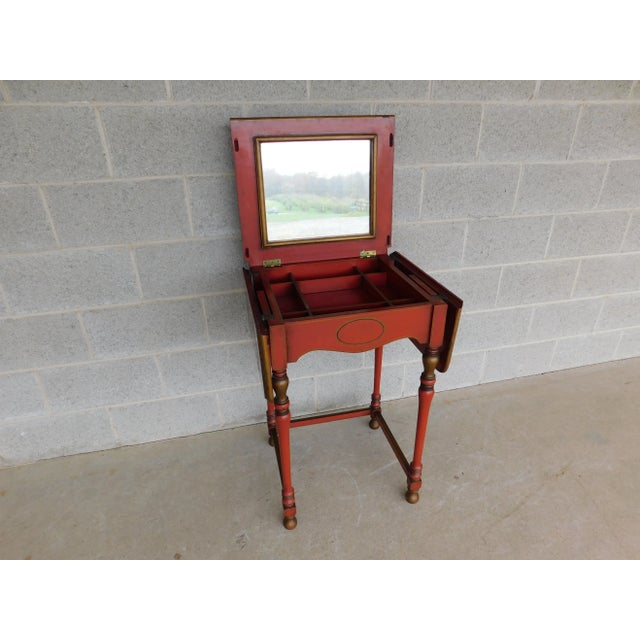 Features High Quality Construction, Drop Sides, Lift Center Mirror, with Divided Center, Good Condition,original finish,...