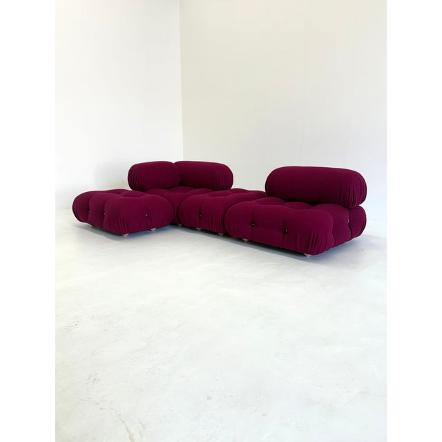 Textile Camaleonda Modular Sofa in Bordeaux by Mario Bellini for B&B Italia, 2000s For Sale - Image 7 of 14