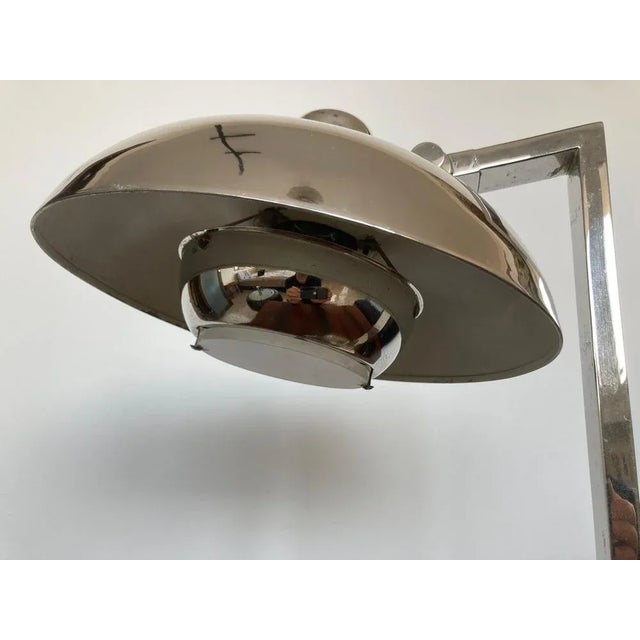 Bauhaus Table Lamp in Chrome, 1930s For Sale - Image 4 of 11