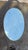 Vintage Oval Mirror 1960s For Sale - Image 3 of 6