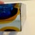 1960s Flavio Poli for Seguso Vetri D’Arte Murano Sommerso Blue & Amber Glass Ashtray For Sale - Image 11 of 11