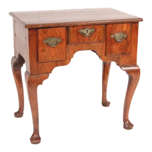 Antique Queen Anne Style Walnut Lowboy