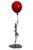 Contemporary Hope (2/30) - Original Figurative Metal Sculpture With Glossy Red Balloon by Nayla Saroufim For Sale - Image 3 of 9