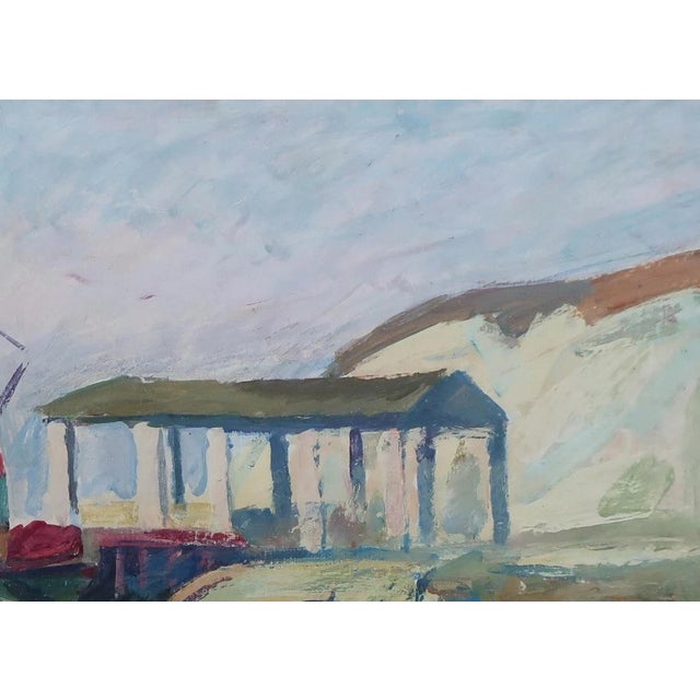 Nautical Seascape Oil Painting, Ukrainian Artist Kozik, 1970s For Sale - Image 3 of 6