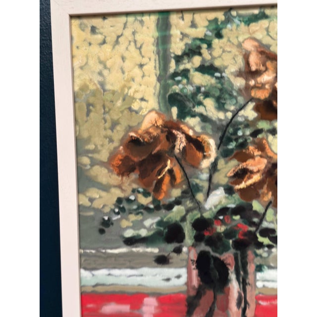 Gustav Herbert Carlsson, Withered Roses, 1950s, Oil on Paper, Framed For Sale - Image 8 of 17