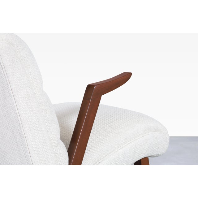 Mid-Century Modern Walnut Lounge Chairs With Floating Armrests, 1950s For Sale - Image 12 of 12