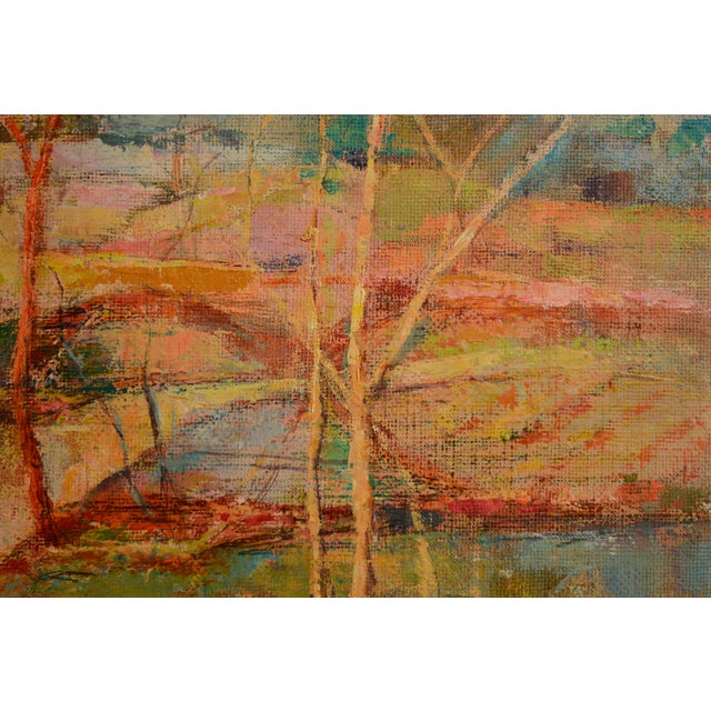 Alfonso Pragliola, Sogni Dorati Abstract Landscape, Mixed Media on Canvas, 2019 For Sale - Image 4 of 7