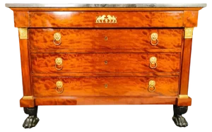 19th Century French Empire Commode