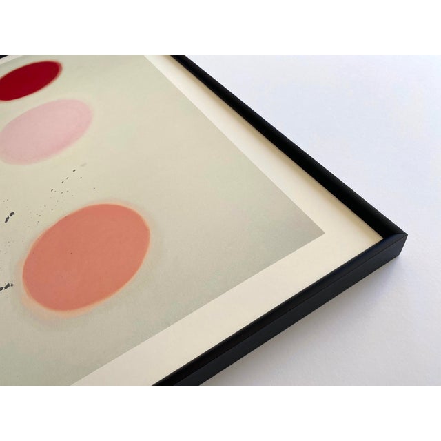 Adolph Gottlieb Foundation Vintage 1998 Abstract Expressionist Lithograph Print Framed Museum Poster " Apaquogue " 1961 For Sale - Image 12 of 16