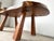 Vintage French Brutalist Coffee Table in Walnut, 1970s For Sale - Image 11 of 18