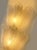 Mid-Century Modern Luxury Venetian Wall Sconces in Amber "Graniglia" Leaves Murano Glass-Set of Two For Sale - Image 3 of 5