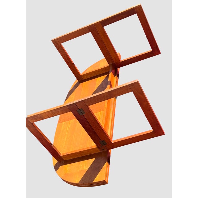 Mid-Century Modern Danish Beni Mobler Teak Mixed Wood Folding Coffee Table For Sale - Image 9 of 13