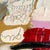 2020s Christiane Corcelle "Echoes of Scarlet Reverie" Mixed Media on Cradled Board, Small Abstract Painting in Pink, Ochre and Scarlet, 2023 For Sale - Image 5 of 7