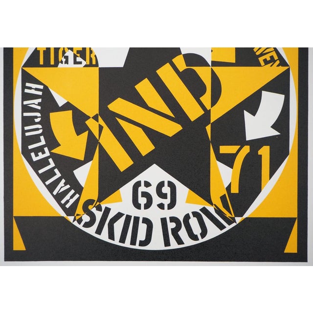 Modern Robert Indiana, Self-Portrait, Original Lithograph For Sale - Image 3 of 5