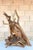 Coffee Monumental Organic Driftwood Sculptural Table Lamp For Sale - Image 8 of 12