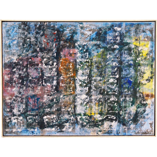 'Large Abstract' by Paul England, Paris, Carnegie Institute, Art Students League, Zadkine Studio For Sale