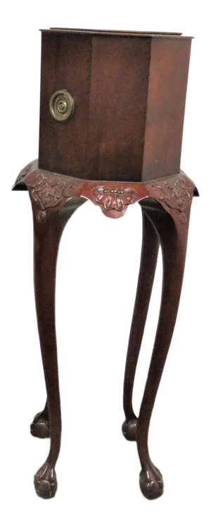 Late 20th Century Chippendale Carved Mahogany Planter