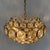 Postmodern 24-Karat Gold-Plated 6-Light Chandelier by Gaetano Sciolari for Palwa, 1970s For Sale - Image 12 of 18