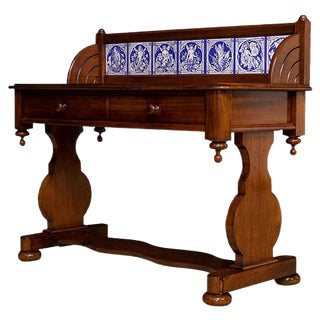 Antique Mahogany Dressing Table For Sale