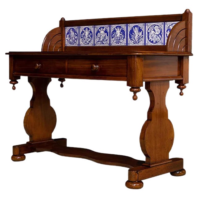 Antique Mahogany Dressing Table For Sale