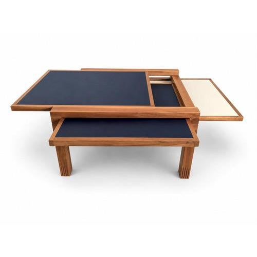 Mid-Century Modern Hexa Modular Table attributed to Bernard Vuarnesson for Bellato, 1980s For Sale - Image 9 of 9
