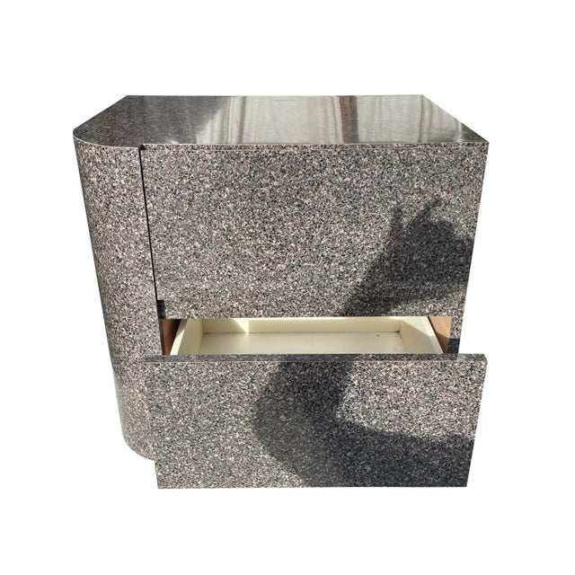 1970s Pair of 1970s Modern Contemporary Nightstands For Sale - Image 5 of 12