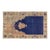 Vintage Turkish Anatolian Hand Knotted Wool Rug, 2'4''x4' For Sale