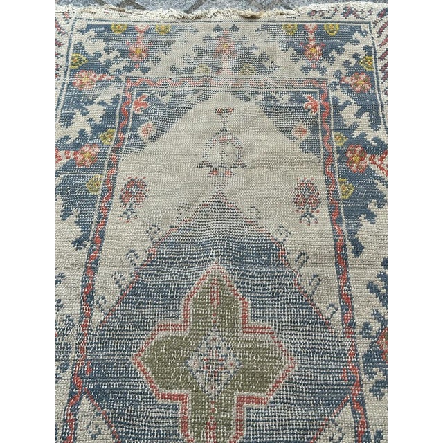 Small Antique Turkish Oushak Rug, 1890s For Sale - Image 14 of 18