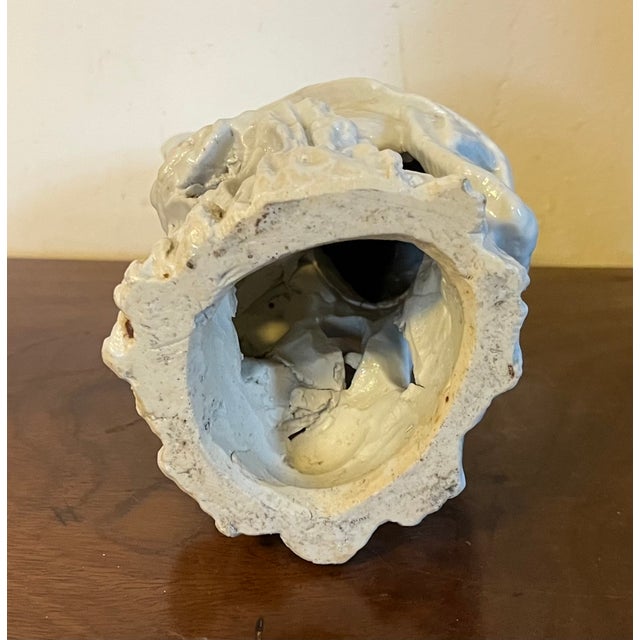 Antique 18th Century Chinese Blanc De Chine White Porcelain Parrot For Sale - Image 17 of 18