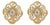 Vintage Buccellati Etoilee 18k Yellow & White Gold Diamond Rope Clip on Earrings, A Pair For Sale