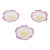 Pink Small Early 20th Century Art Nouveau French Faience Floral Bowls, Set of 3 For Sale - Image 8 of 8
