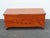 Traditional Early 1900s Solid Cedar Hope Chest Blanket Trunk Bench 6658 For Sale - Image 3 of 16