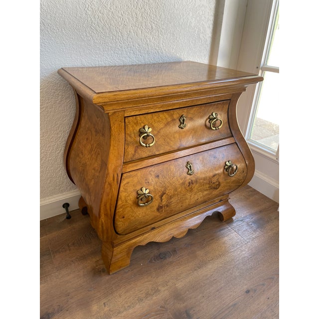 high-end, collector-grade bedside commode by the legendary American of Martinsville. This is a stunning example of Italian...