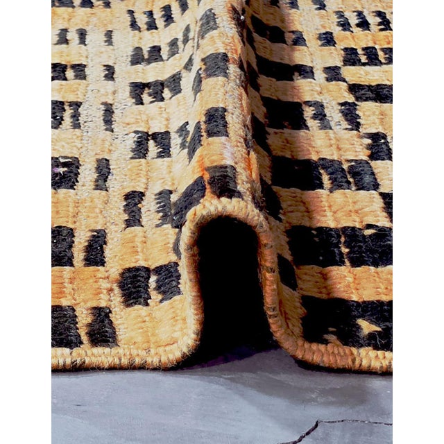 1960s 1960s Checkered Moroccan Rug - 7.4 X 5.6 Ft For Sale - Image 5 of 8