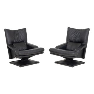Mathias Hoffmann X Rolf Benz Lounge Chairs, Pair For Sale
